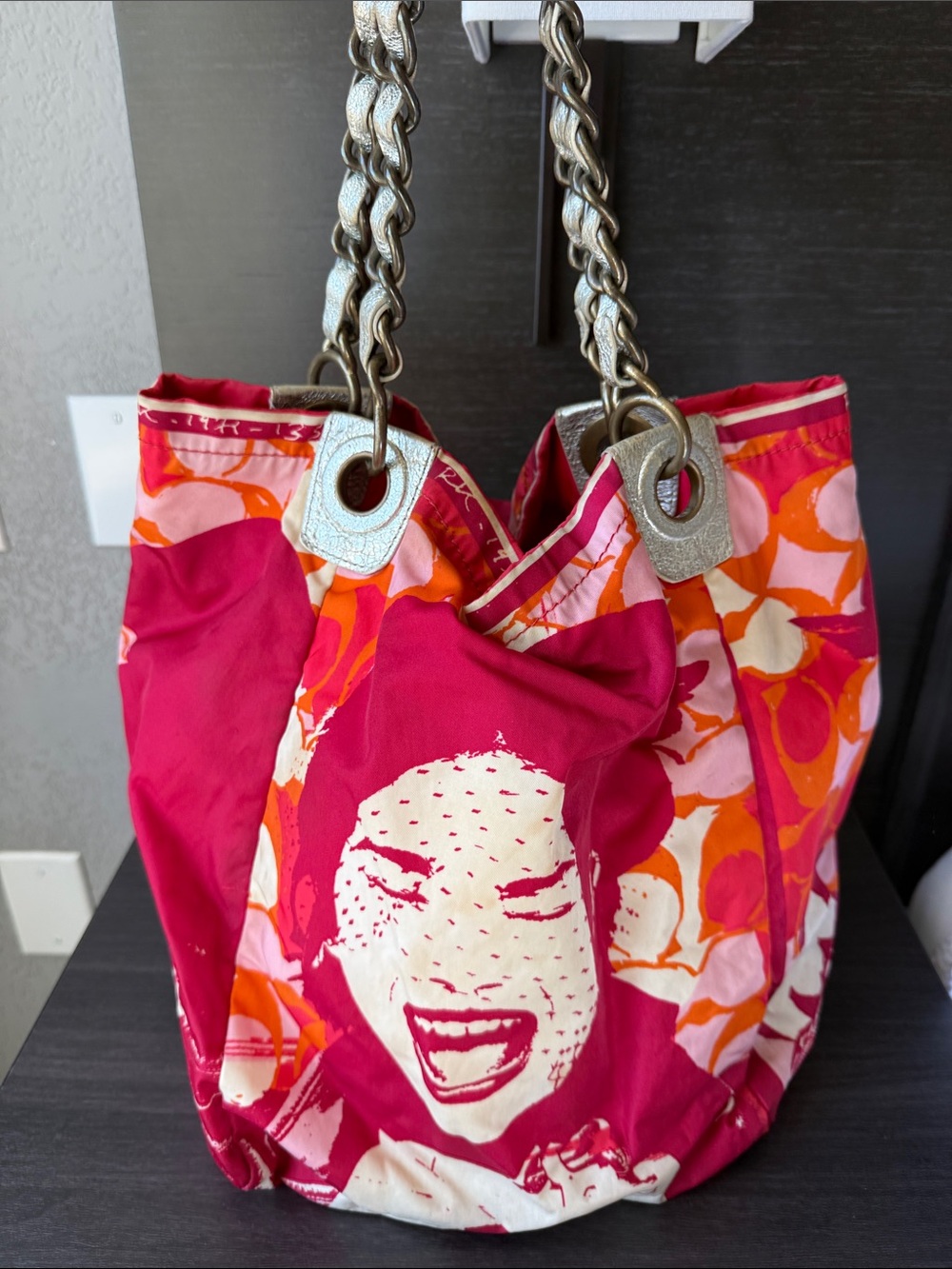 Coach Limited Edition Parker Laughing Girl Bonnie Cashin Chain Tote